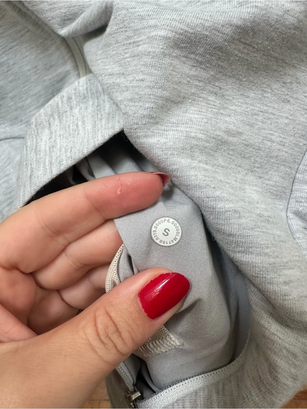 Lululemon City Sweat Zip Hoodie Heathered Ultra Light Grey
